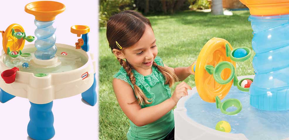 best two-year old girl gifts spiraling seas water table