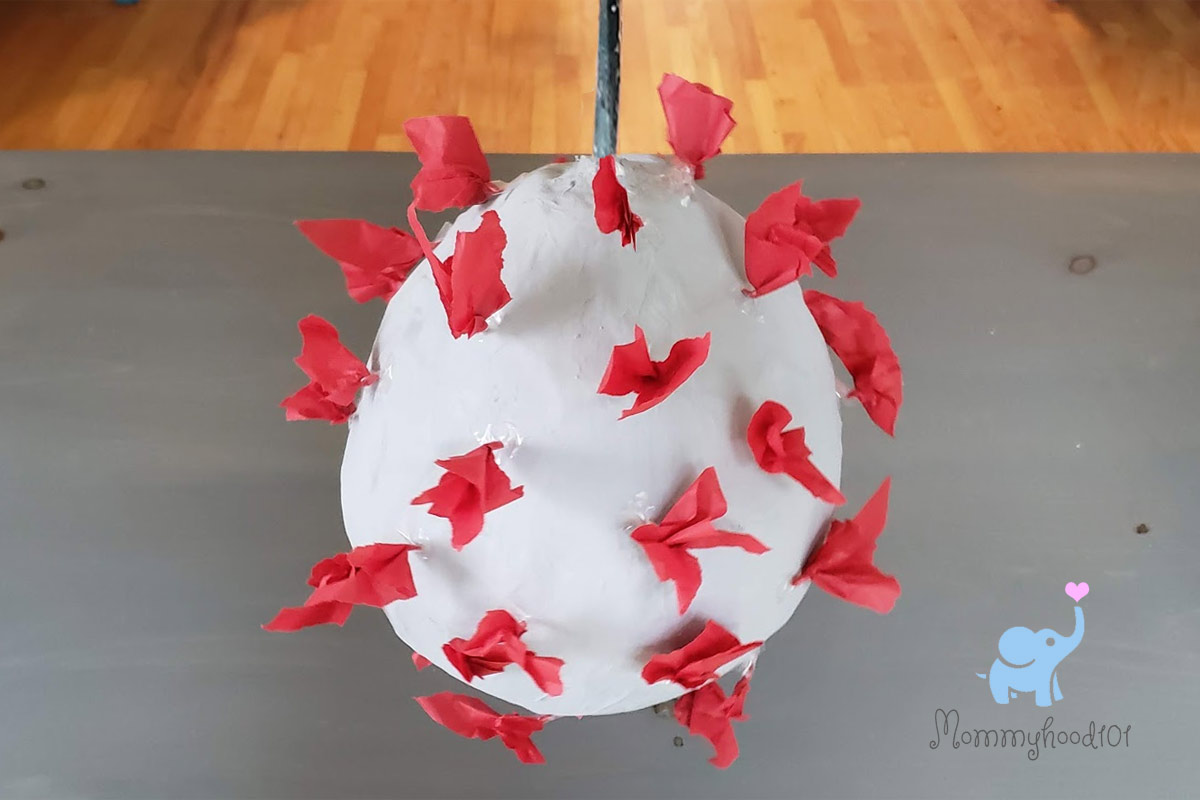 coronavirus pinata fun for kids