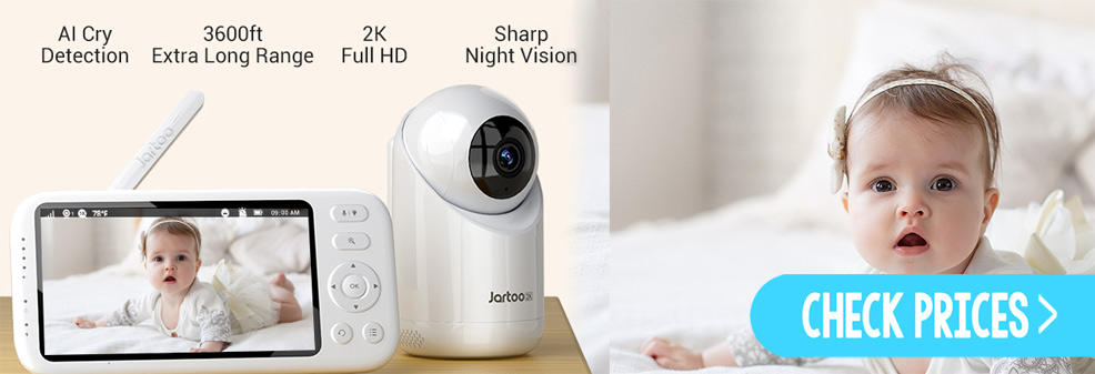 check prices at amazon on the jartoo 2k baby monitor