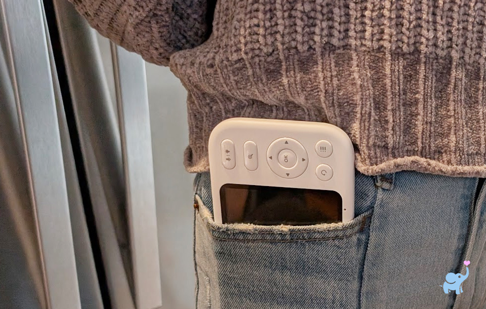 jartoo 2k baby monitor too big to fit in pocket