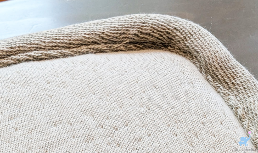 the katu crib mattress piping on corners and sides